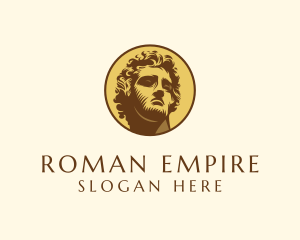 Roman - Roman Emperor Badge logo design