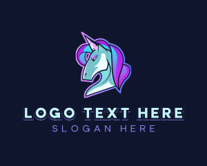 Stylist - Unicorn Hair Gaming logo design