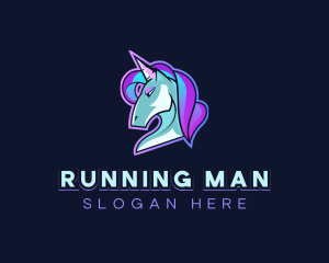 Unicorn Hair Gaming Logo