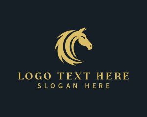 Stallion - Horse Animal Equestrian logo design