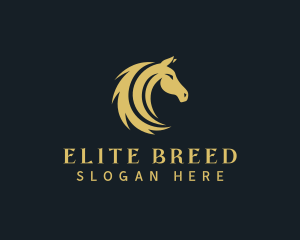 Horse Animal Equestrian logo design