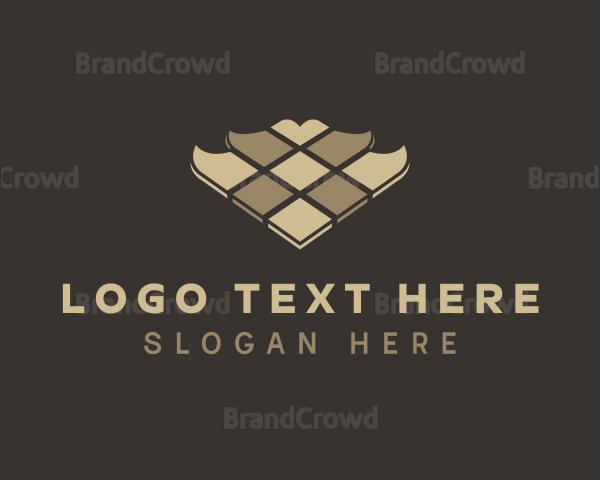 Tile Pattern Flooring Logo