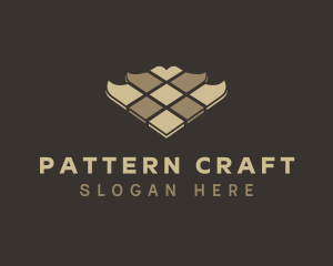 Tile Pattern Flooring logo design