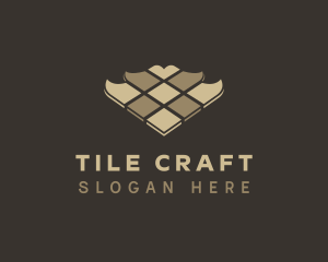 Tile Pattern Flooring logo design