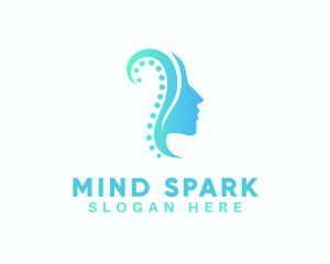 Mind Wellness Support logo design