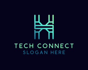 Technology Software Letter H Logo