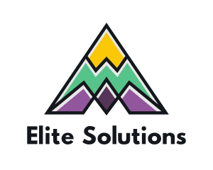 Multi Color Triangle Mountain Logo