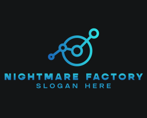 Cyber Circle Machine logo design