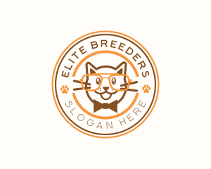 Cat Shelter Veterinary logo design