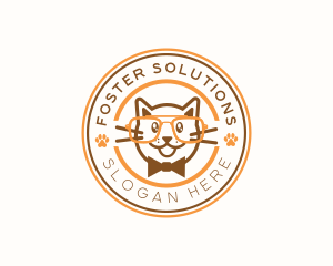 Foster - Cat Shelter Veterinary logo design