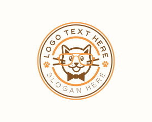 Bowtie - Cat Shelter Veterinary logo design
