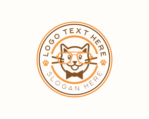 Cat Shelter Veterinary Logo