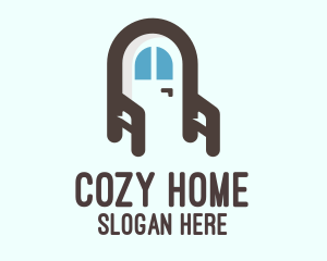 Home Furnishing Door logo design