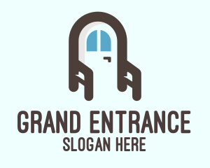 Entrance - Home Furnishing Door logo design