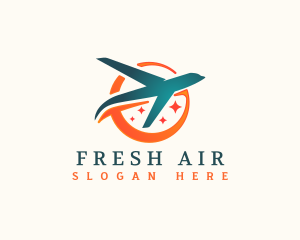 Plane Aviation Travel logo design