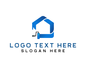 Stroke - Painting Roller Renovation logo design