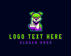 Provocative Bully Dog  logo design