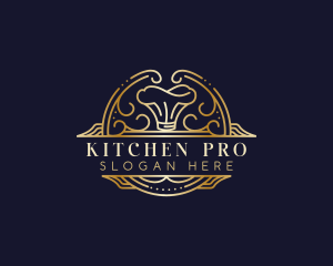 Chef Kitchen Restaurant  logo design