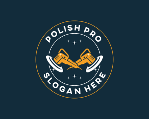 Polish - Detailer Polish Buffing logo design