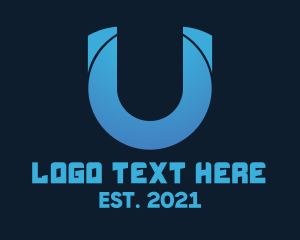 Tech Business Letter U Logo