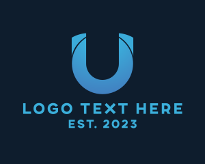 Tech - Tech Business Letter U logo design