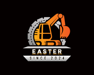 Excavation - Excavator Industrial Contractor logo design