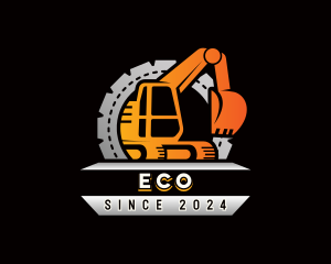 Quarry - Excavator Industrial Contractor logo design