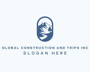 Travel - Nature Mountain Hiking logo design