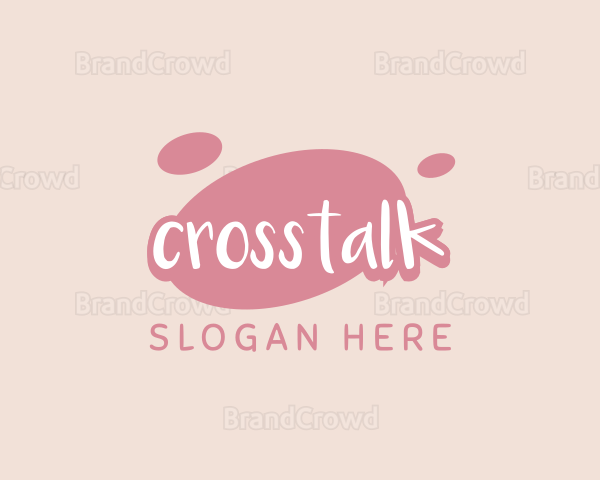 Playful Pastel Wordmark Logo
