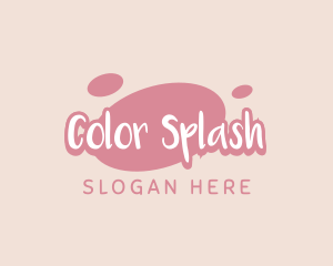 Playful Pastel Wordmark logo design