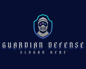 Guardian Knight Gamer logo design