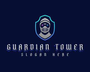 Guardian Knight Gamer logo design