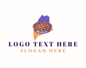 Possum Pie - Main Blueberry Pie logo design