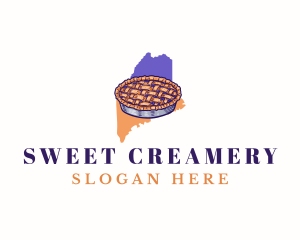 Main Blueberry Pie logo design