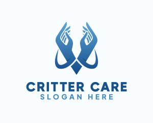 Hand Care Charity logo design