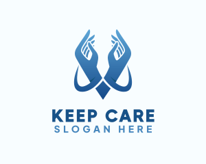 Hand Care Charity logo design