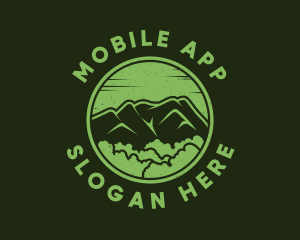 Trip - Forest Mountain Trees logo design