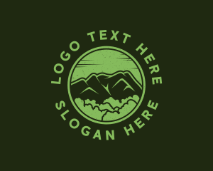 Tourism - Forest Mountain Trees logo design