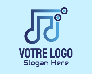 Digital Music Streaming  Logo
