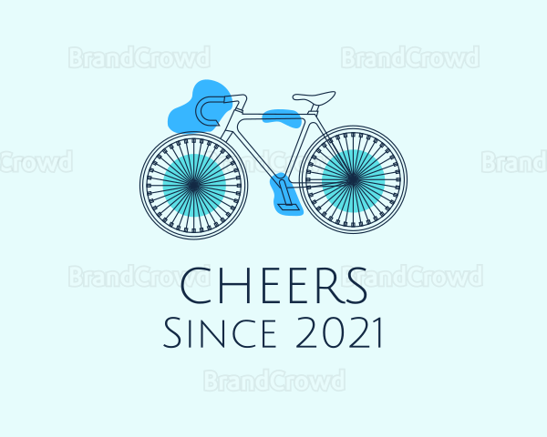 Bike Cycling Outline Logo