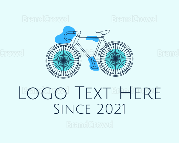 Bike Cycling Outline Logo