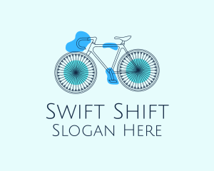 Bike Cycling Outline Logo