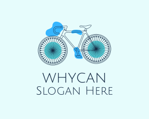 Bike Cycling Outline Logo