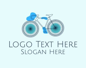 Bike Cycling Outline Logo