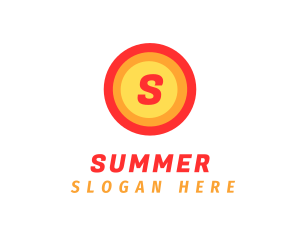 Hot Summer Sun  logo design