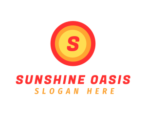 Hot Summer Sun  logo design