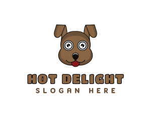 Cartoon Puppy Dog logo design