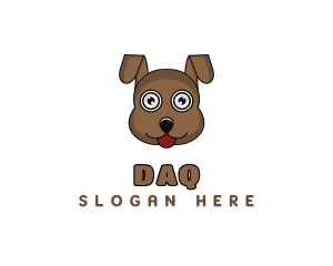 Veterinary - Cartoon Puppy Dog logo design