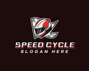 Motorcycle - Motorcycle Racing Helmet logo design