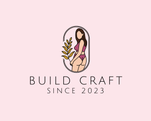 Female Underwear Model logo design